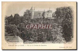 Old Postcard Vallee de la Cure View of the Chateau de Chastellux