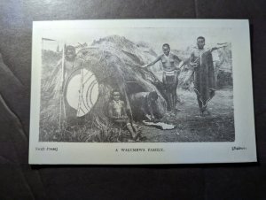 Mint British East Africa RPPC Postcard A Walumbwa Family Nairobi Kenya