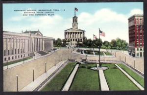 Memorial Square State Capitol Nashville TN Postcard 4182