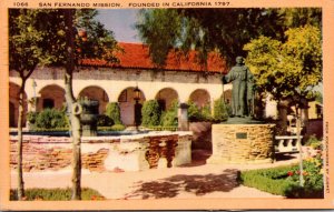 California San Fernando Mission Founded 1797 1945