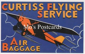 Aviation Postcard - Curtiss Flying Service, Air Baggage (Repro) RS40393