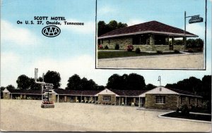 Postcard Scott Motel in Oneida, Tennessee~135165