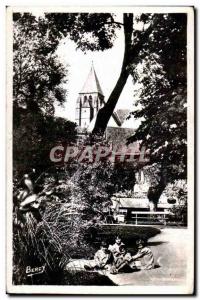 Vierzon - Gardens of the Abbey - Old Postcard