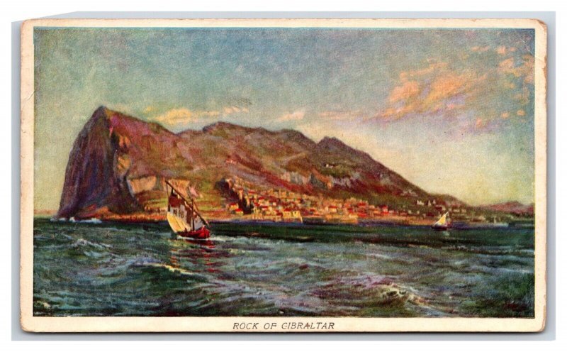 Rock of Gibraltar Prudential Insurance Advertising UNP DB Postcard S14