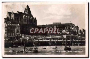 Modern Postcard The Treport Avant Port and Yacht Church