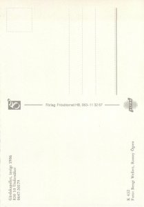 Religious art Postcard Scandinavian church interior altar organ