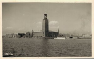 Sweden Stockholm Stadshuset RPPC 06.67