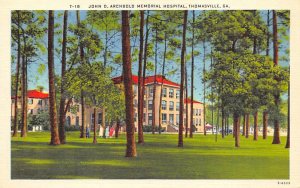 John D. Archbold Memorial Hospital, Thomasville, GA, USA Unused 