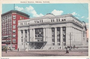 OTTAWA, Ontario, Canada, 1900-10s; Grand Trunk Central Station, (Railroad)