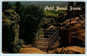 MORRILTON, Arkansas AR ~ PETIT JEAN'S GRAVE  French Girl c1960s  Postcard