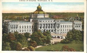 The Library Of Congress Building, Washington, DC - WB