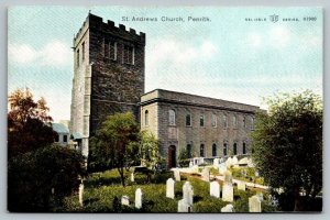 St. Andrews Church  Penrith  England  UK  Postcard