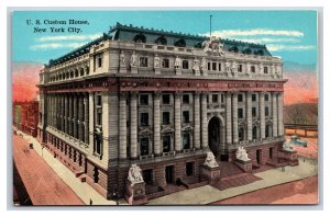 US Custom House Building New York CIty NYC UNP DB Postcard U20