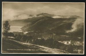 RPPC Taymouth Castle Loch Tay Valentine's RP Scotland