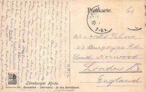 A740 Germany 1912 Lueneburger Heide vintage postcard
