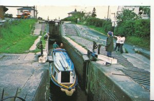Shropshire Postcard - Grindley Brook, Whitchurch, Llangollen Canal - Ref 17102A