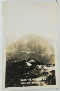 Colombia CERRO DE GUADALUPE Bogota RPPC Real Photo Postcard P12