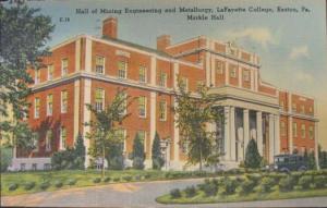 Easton PA College Postcard