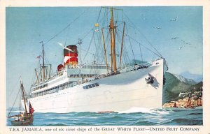 Str Tes Jamaica 19226 Great White Fleet Ship 