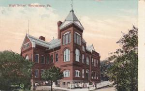 High School - Bloomsburg PA, Pennsylvania - pm 1910 - DB