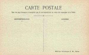 Vintage Postcard 1910s Le Pantheon Construit d'apres les plans de Soufflot Paris