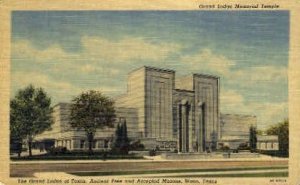 Grand Lodge Memorial Temple - Waco, Texas