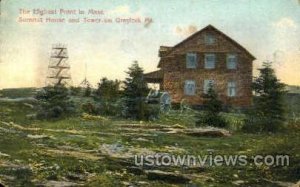 Summit House & Tower - Mt Greylock, Massachusetts MA  