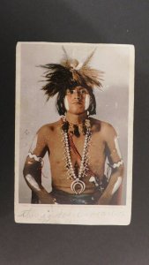 1906 Albuquerque NM PPC Postcard Native American Indian Taqui Hopi Priest Cover