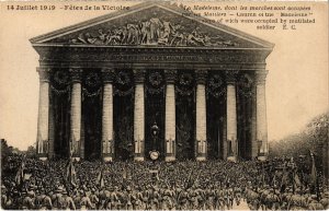 CPA PARIS Fetes de la Victoire 14 Juillet 1919 la madeleine (1242441)