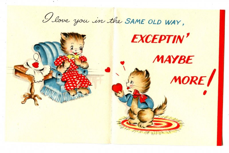 Greeting Card - Valentine for Mother. Envelope, Unused  (4.875 X 3.75)