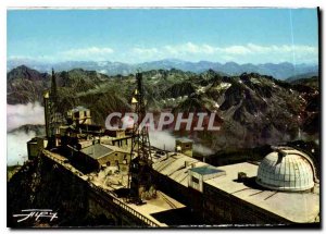 Modern Postcard The Pyrenees Observatory of the Pic du Midi de Bigorre in the...