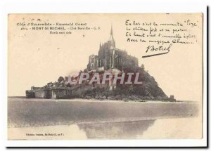 Mont Saint Michel Old Postcard North Coast East