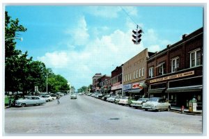 c1960's The Hub Of The Ozarks Vine Street Harrison Arkansas AR Unposted Postcard