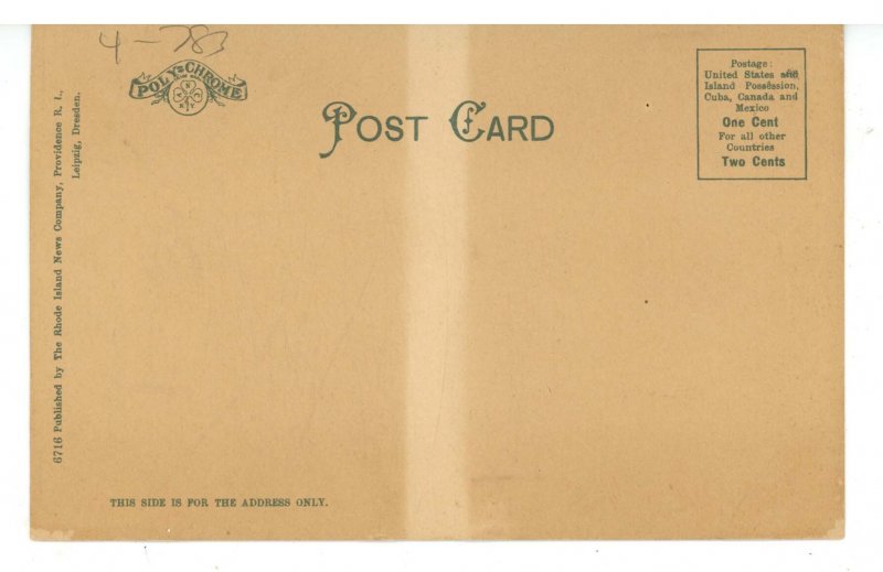 RI - Newport. View Showing Ida Lewis's Lighthouse