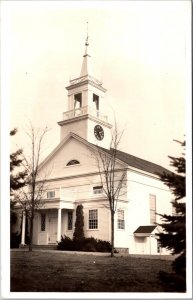 RPPC Congregational Church, Rye Centre NH Vintage Postcard X45