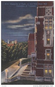 Ayres Hall, University of Tennessee, Knoxville at Night, 1930-40s