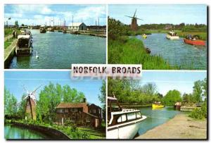 Postcard Modern Norfolk Broads