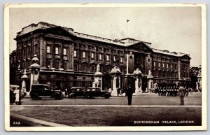 1951 Buckingham Palace London England Guards Real Photo RPPC Posted Postcard