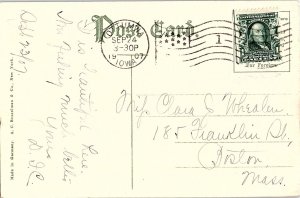 Postcard LIBRARY SCENE Ottumwa Iowa IA AI3191
