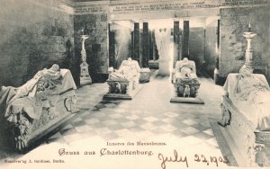 Vintage Postcard 1900's Inneres Des Mausoleums Gruss Aus Charlottenburg Germany