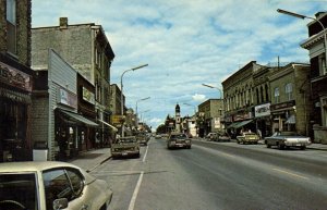 canada, EXETER, Ontario, Main Street, Car (1982) Postcard 