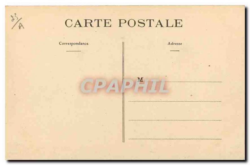 Old Postcard Crozant Creuse Bourg panorama with Sedelle