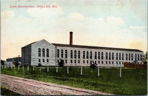 Postcard WIS Green Bay State Reformatory - Prison, Dirt Road C.1910 A12