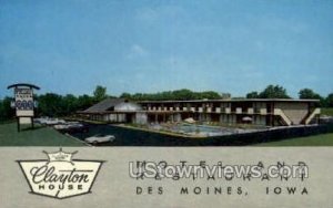 Clayton House, Motel & Lounge - Iowa City , Iowa IA