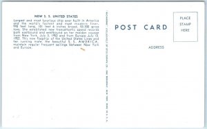 M-80838 New S S United States United States Lines