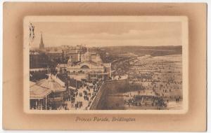 Yorkshire; Princes Parade, Bridlington PPC, Local 1910 PMK By Valentine 