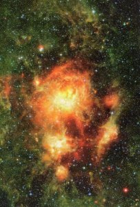 NGC 3603 Star Cluster Carina Milky Way Astronomy Postcard