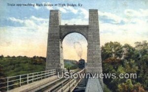 Train Approaching High Bridge  - Kentucky KY  