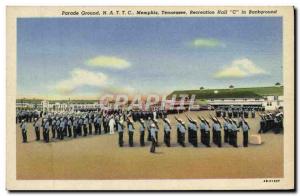 Postcard Old Parade Ground N A T T C Memphis Tennessee Recreation Hall C In B...