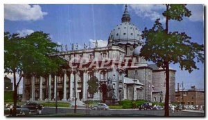 Old Postcard St. James Cathedral St. James Montreal Canda